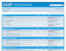 Tablet Screenshot of forum.shoestringastronomy.com